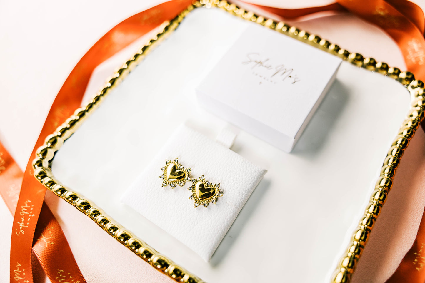 Luxe Heart Studs