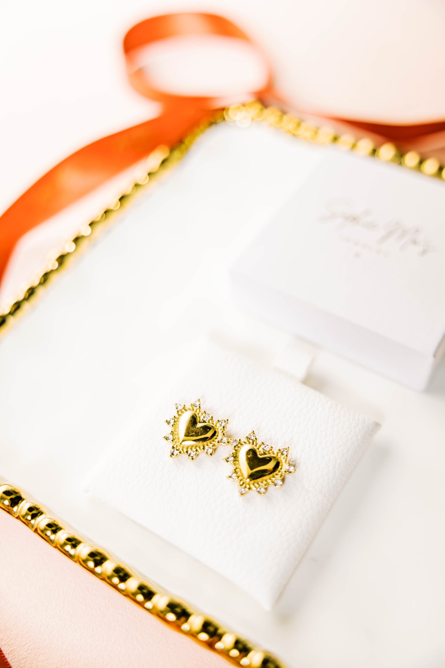 Luxe Heart Studs