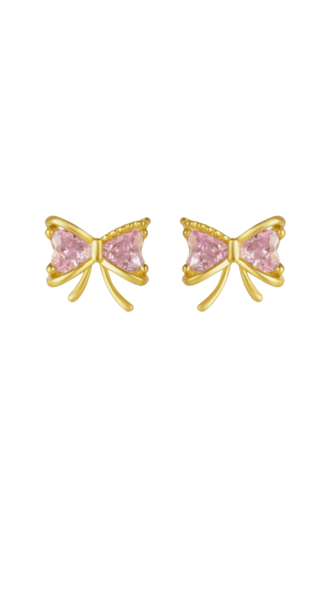 Lilly Bow Necklace and Earrings