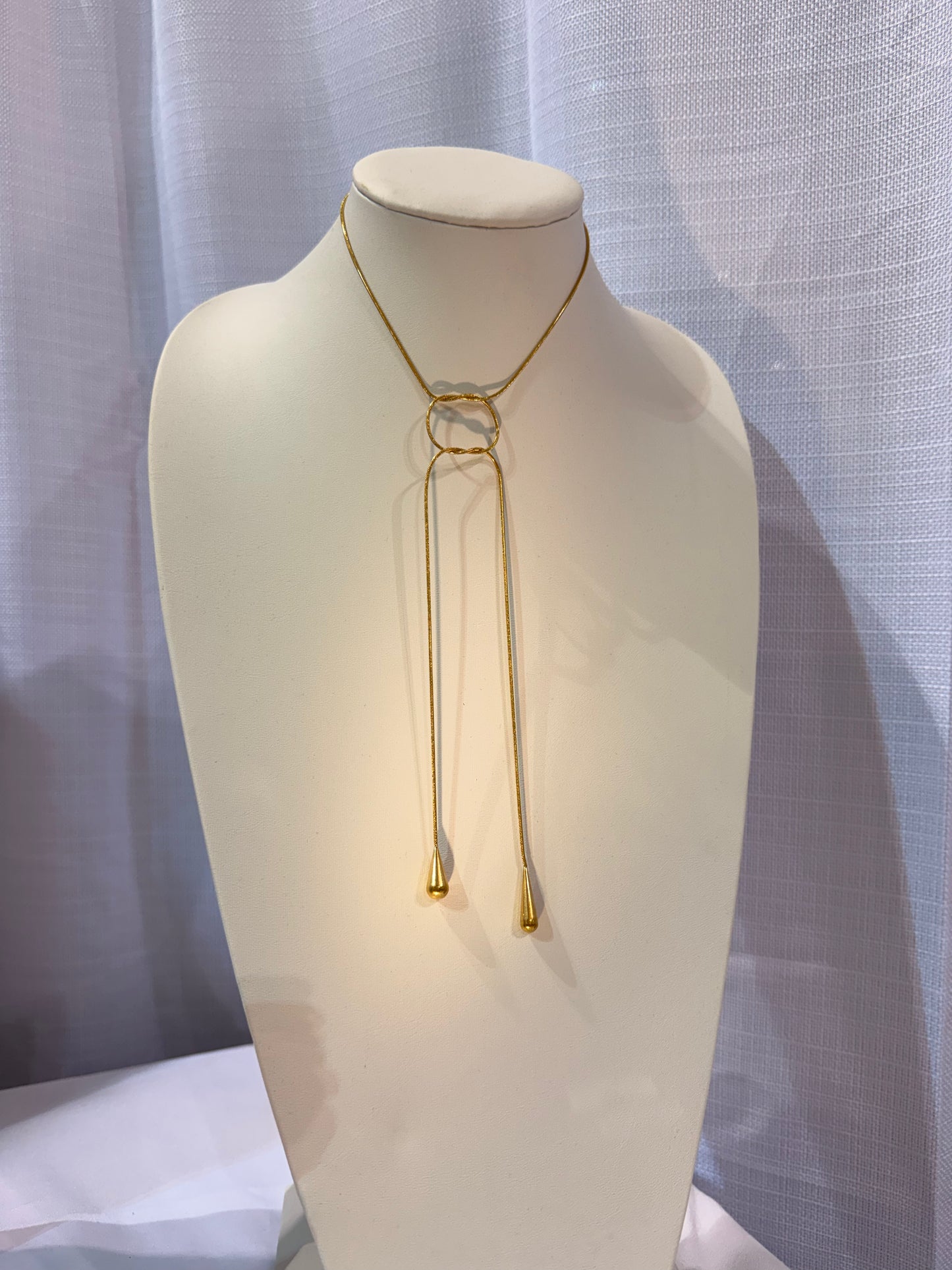 Teardrop Wrap Necklace
