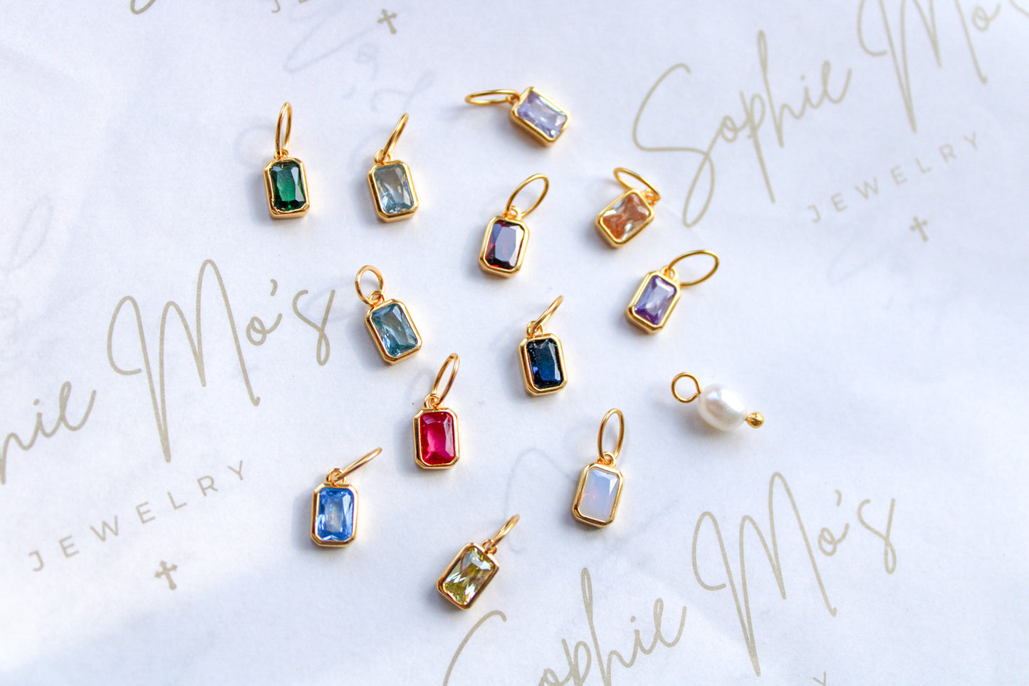 Custom Birthstone Religious Necklace
