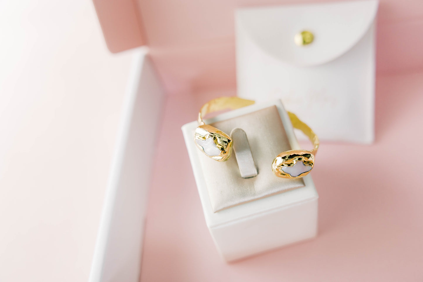 Pearl Cross Bangle