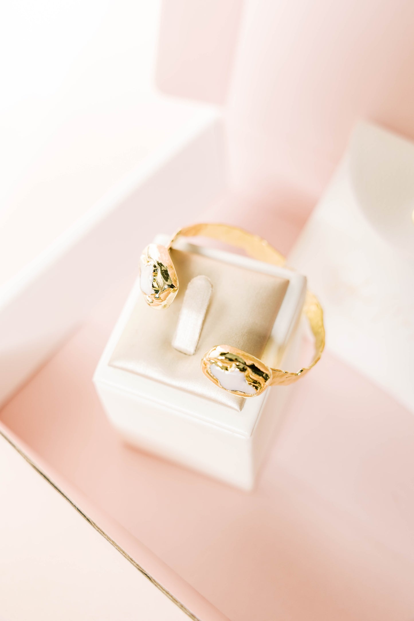 Pearl Cross Bangle