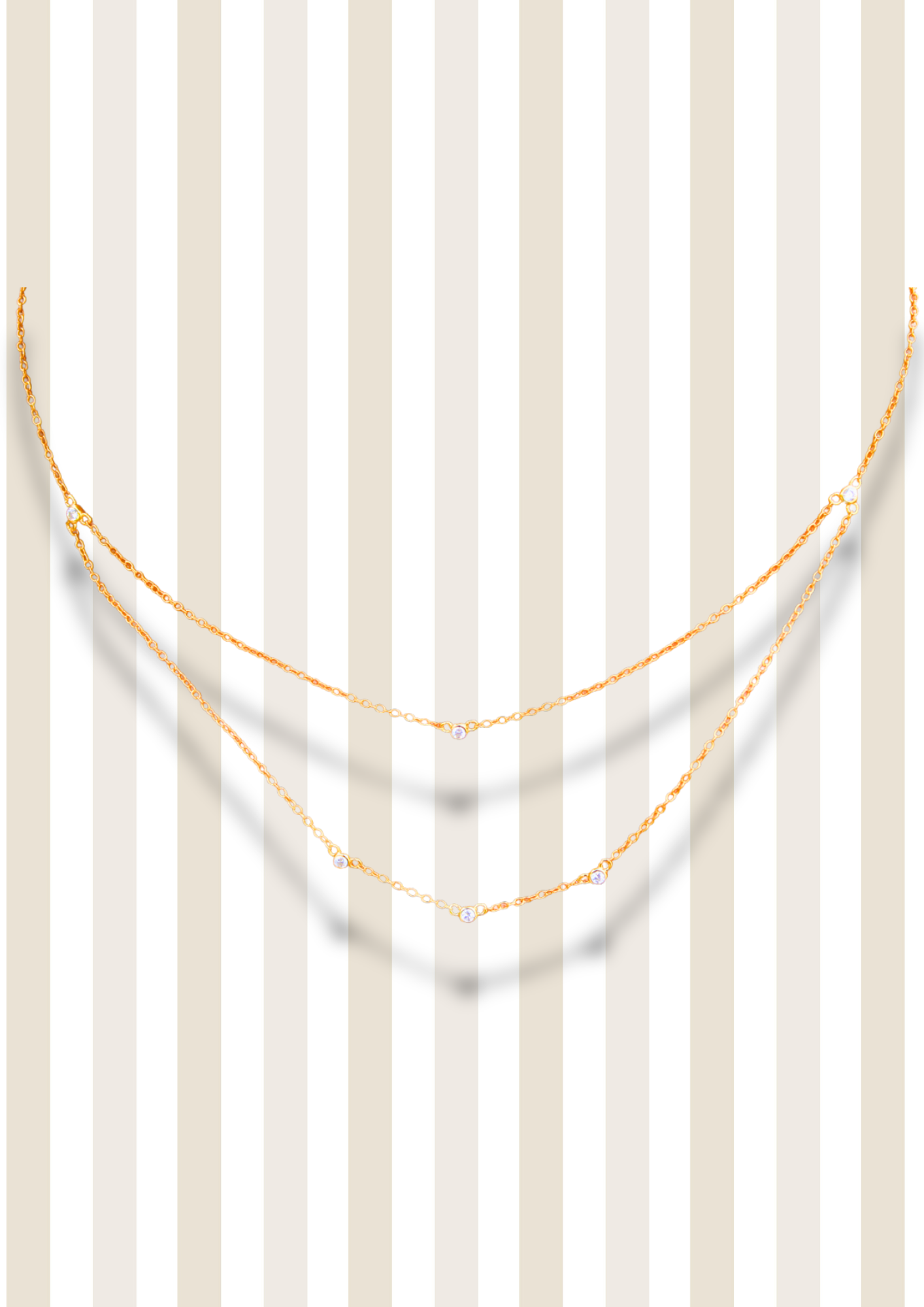 Stacked Crystal Necklace