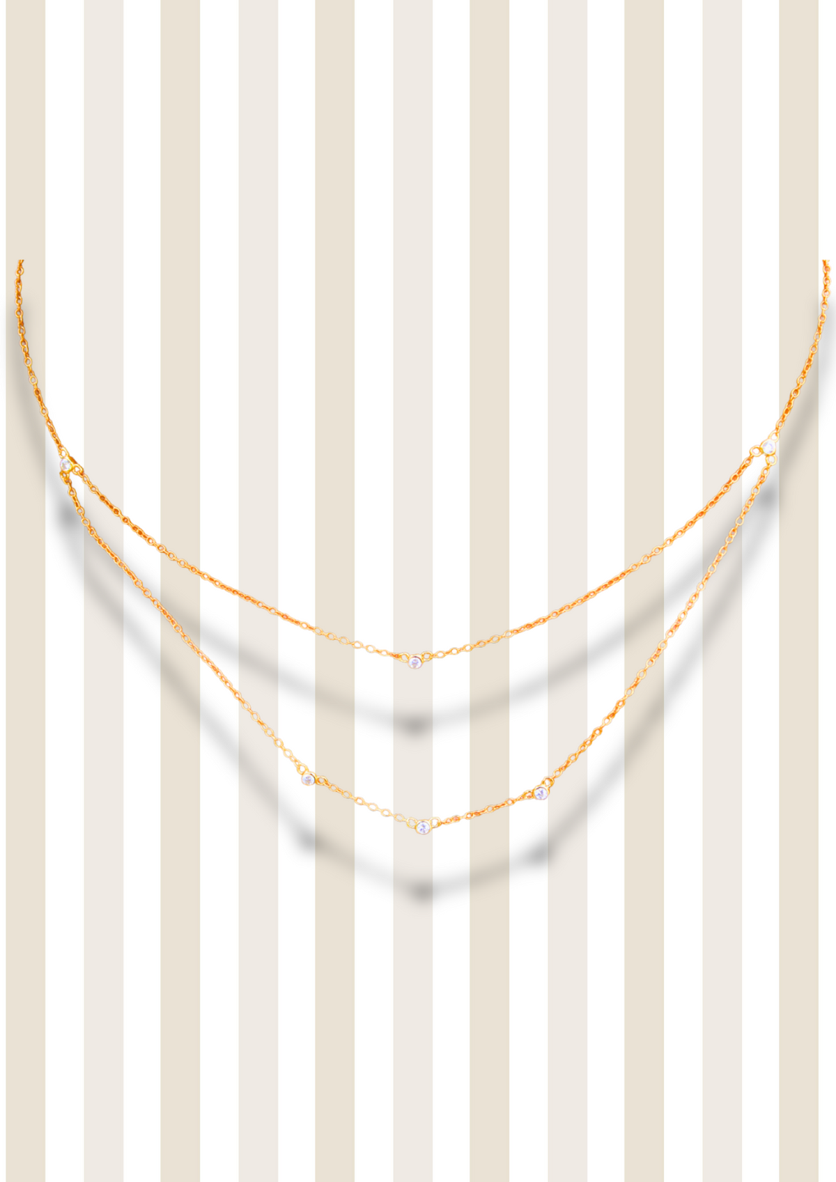Stacked Crystal Necklace