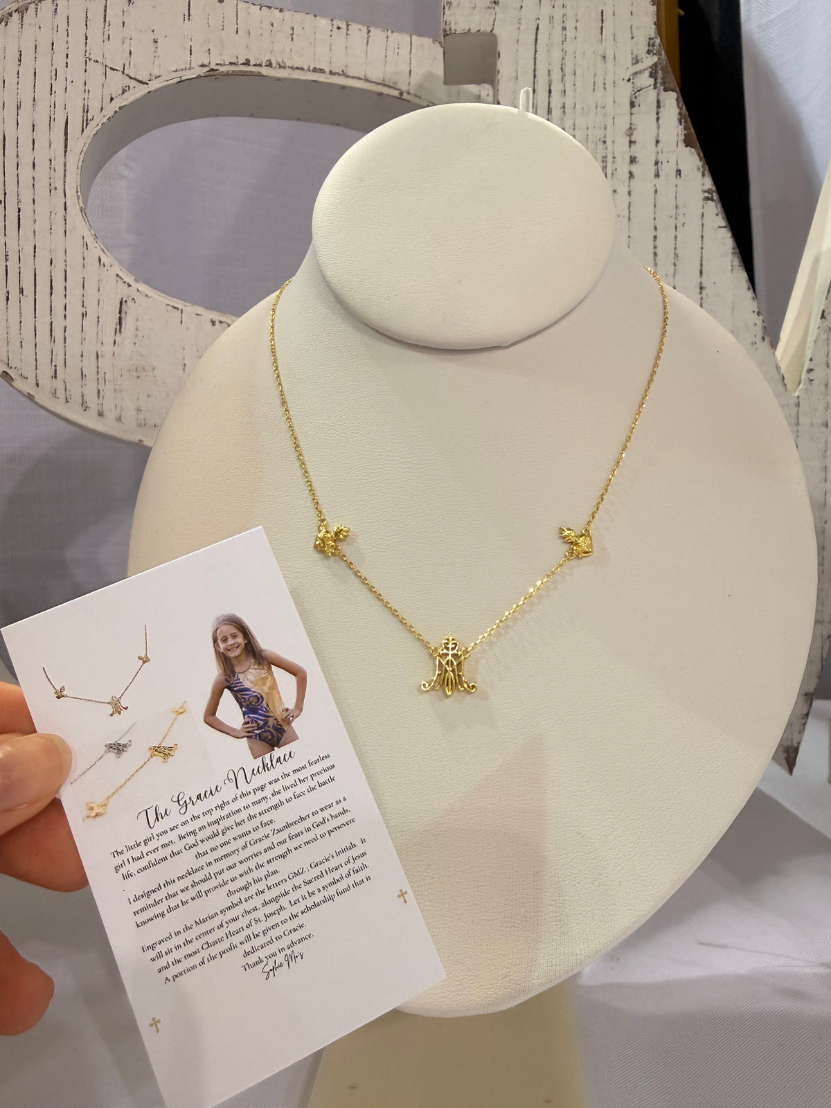 The Gracie Necklace -  Dedicated to Gracie Zaunbrecher