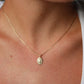 Immaculate Mary Paperclip Chain Necklace