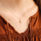 Circled Cross Necklace