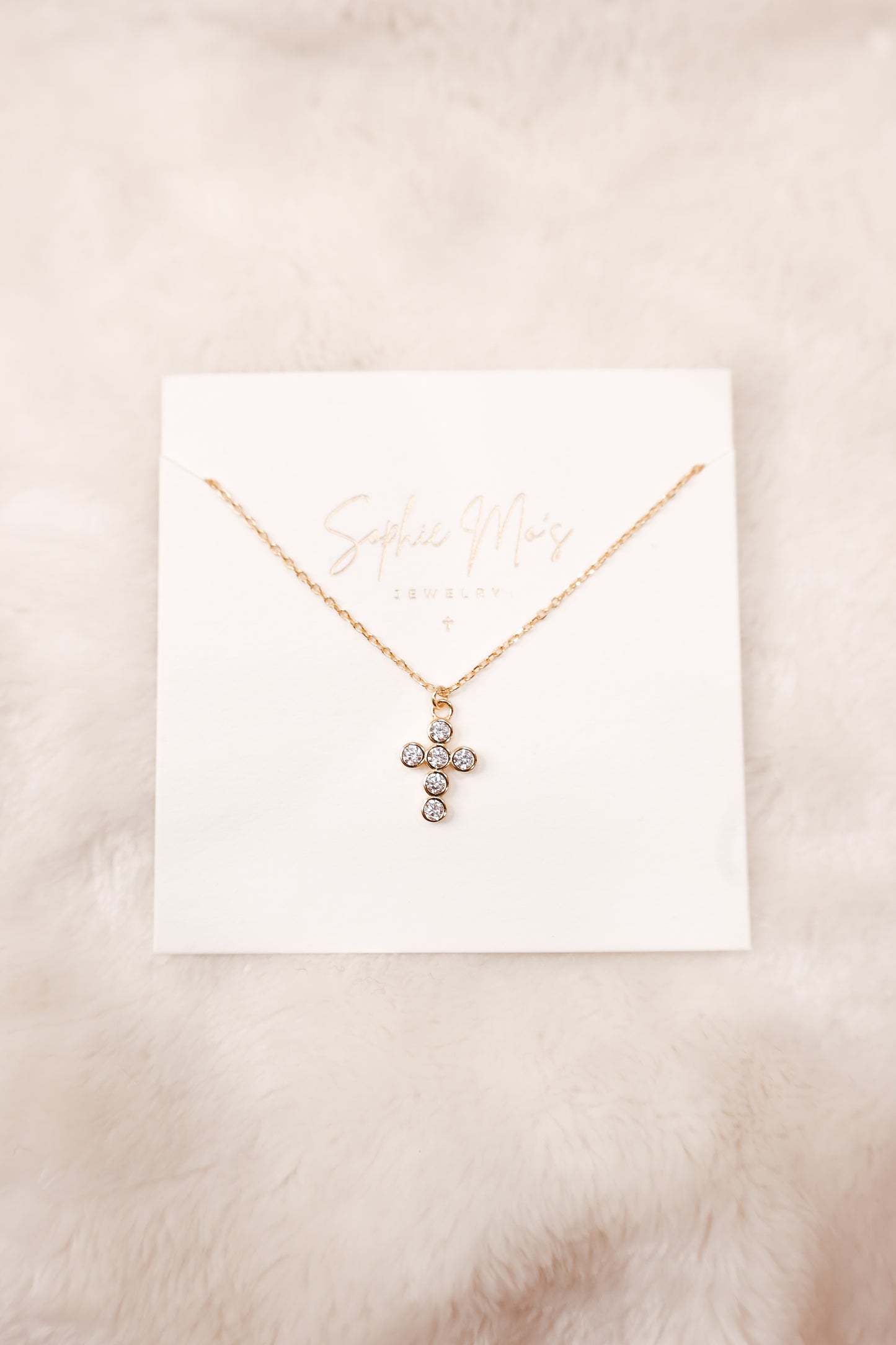 Circled Cross Necklace