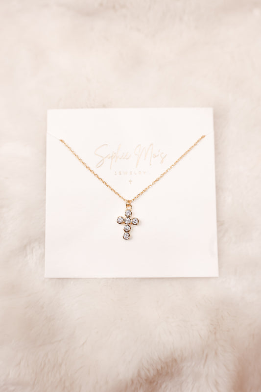 Circled Cross Necklace