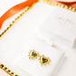 Luxe Heart Studs