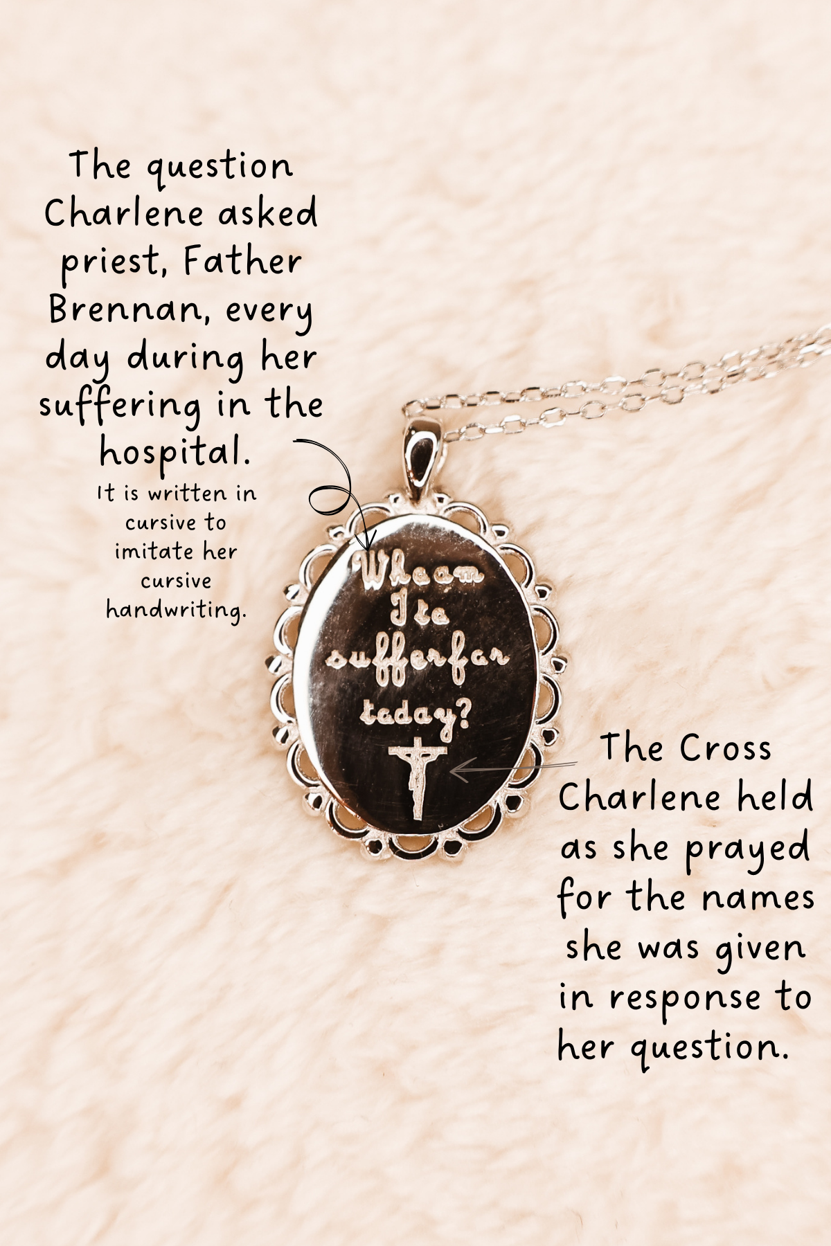 Charlene Richard Servant of God Necklace