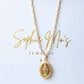 Immaculate Mary Paperclip Chain Necklace