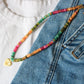Sacred Heart Sunburst Beaded Necklace