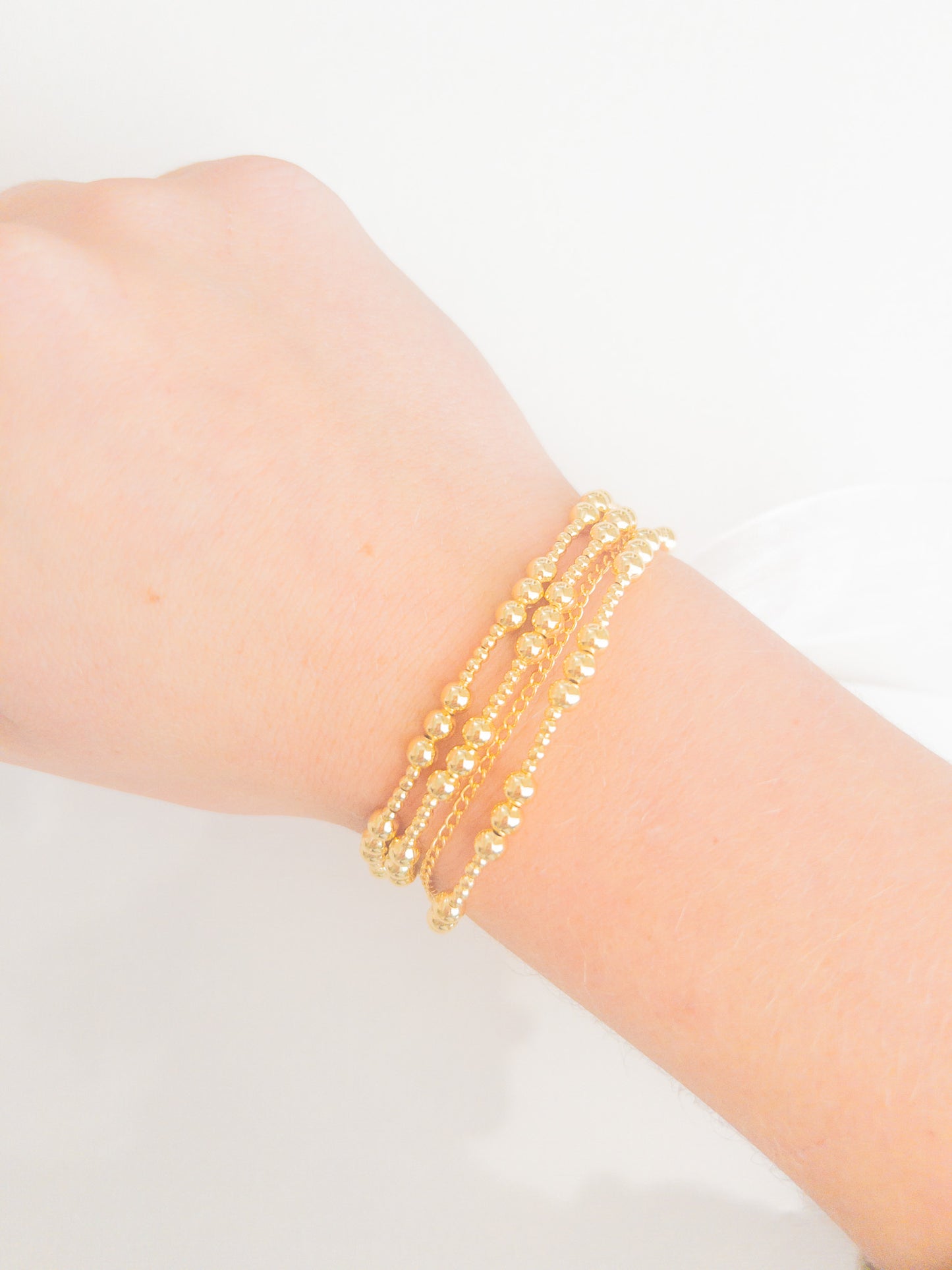 Gold Beaded Bracelets