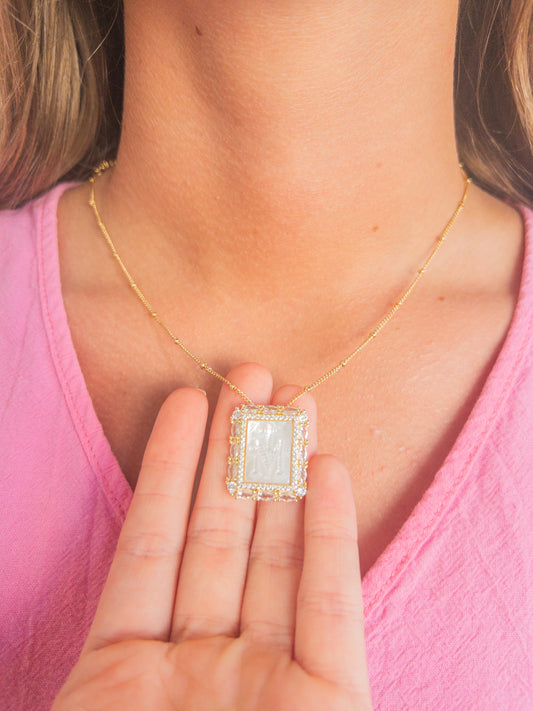 Square Religious Necklace