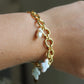 Freshwater Pearl Charm Bracelet
