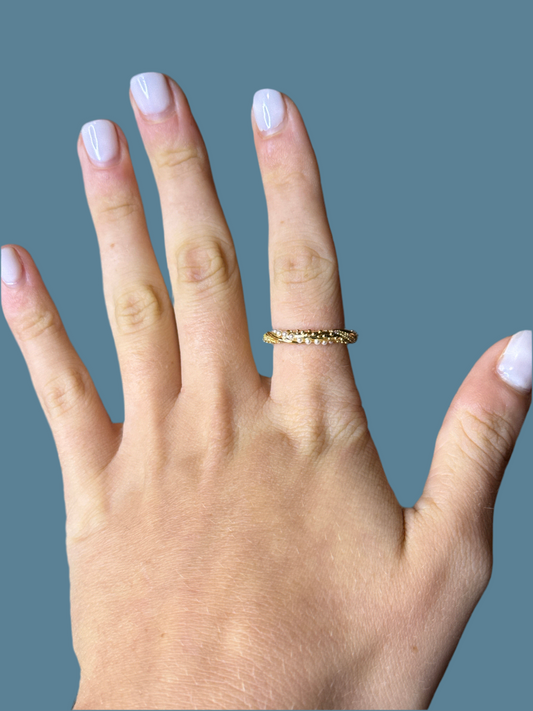 Pearl Twist Ring