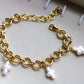 Freshwater Pearl Charm Bracelet