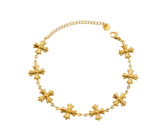 Amarillo Cross Bracelet