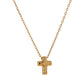 Mini Gold Cross Necklace