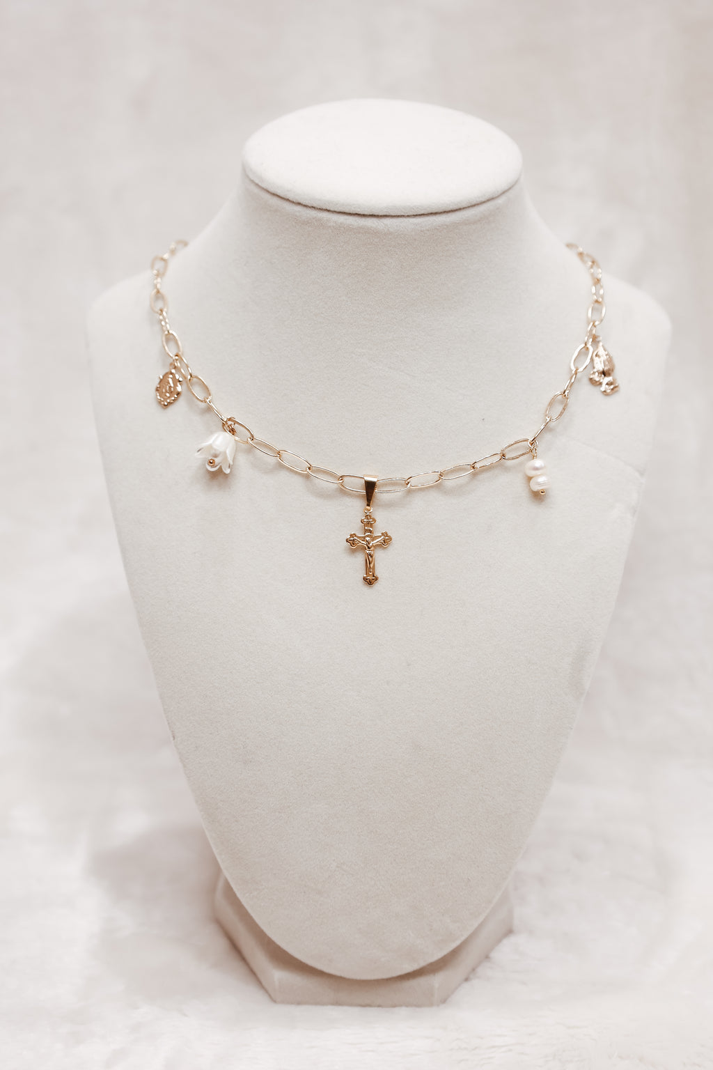 Hail Mary Prayer Charm Necklace (preorder)