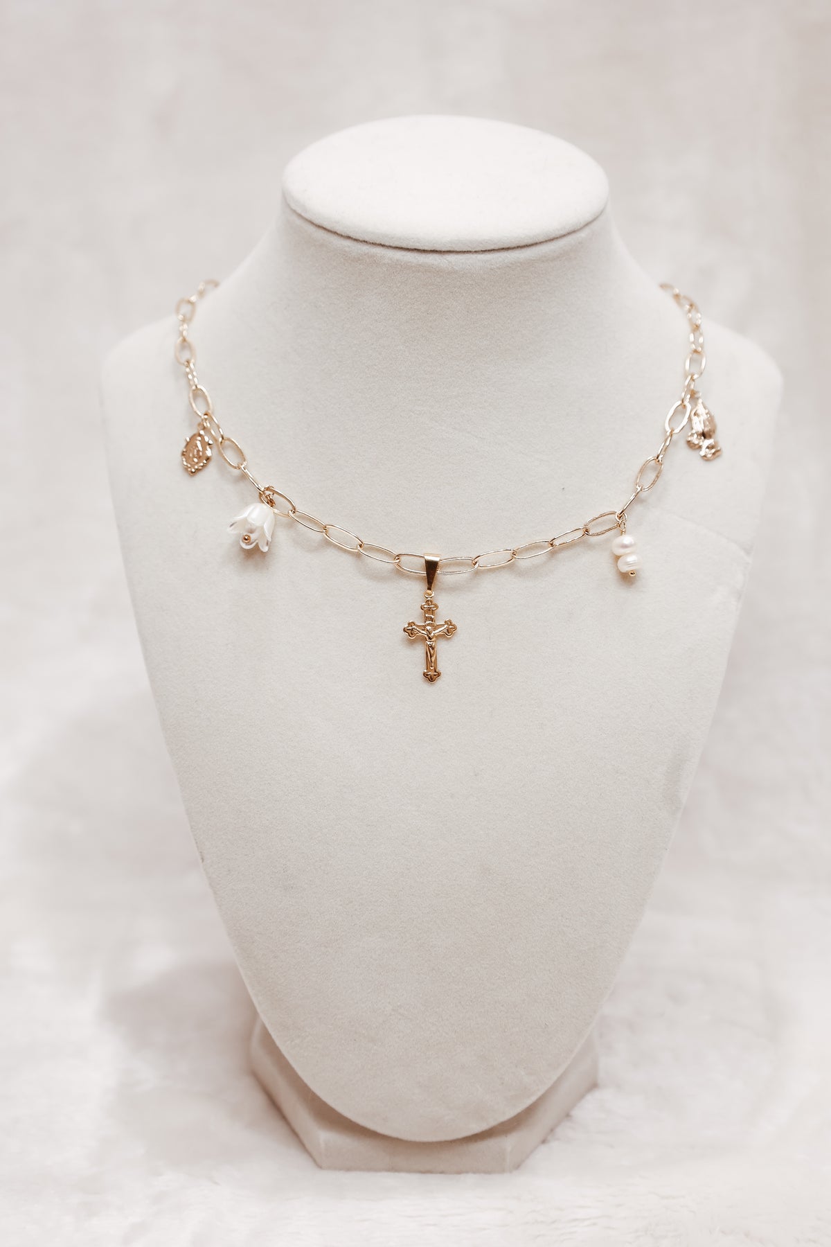 Hail Mary Prayer Charm Necklace (preorder)
