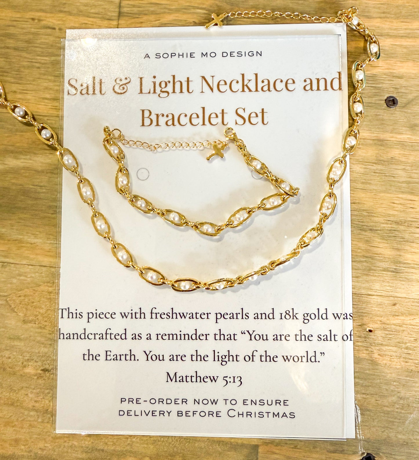 Salt and Light Bracelet PREORDER