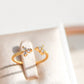 Thin Band Crystal Ring