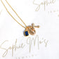 Custom Birthstone Religious Necklace
