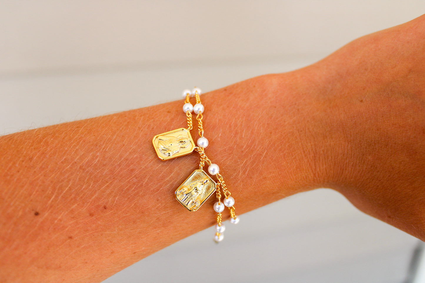 Pearl Scapular Bracelet