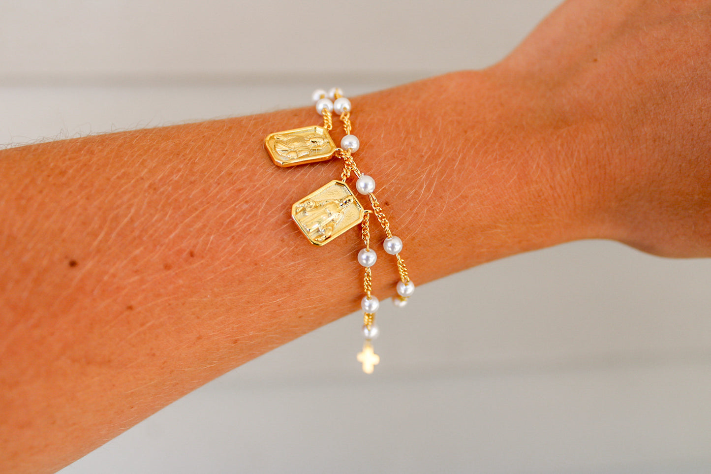 Pearl Scapular Bracelet