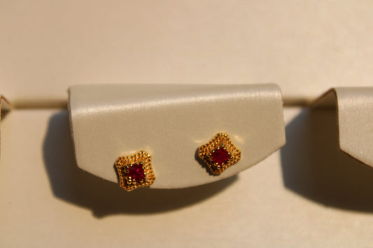 Ruby Studs