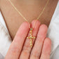 Textured Cross Necklace