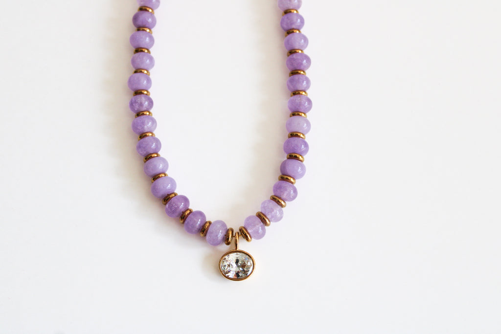 Purple Gameday Necklace