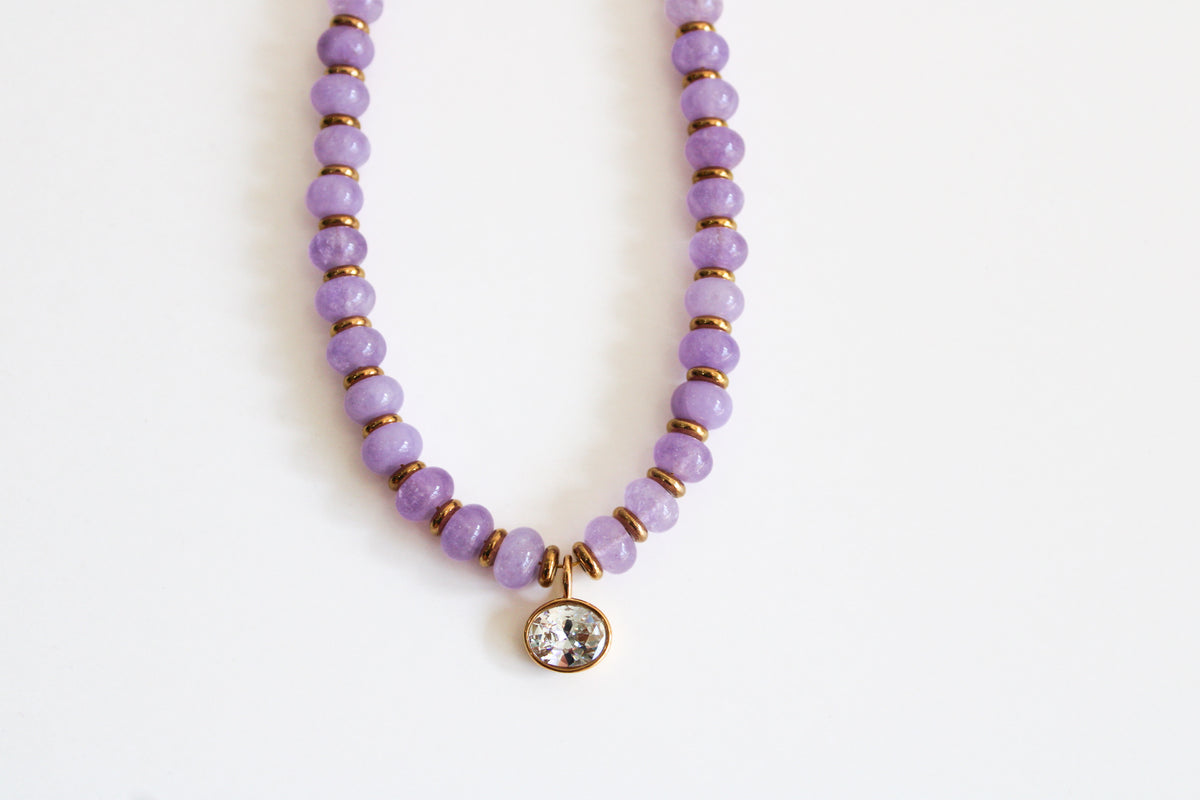 Purple Gameday Necklace