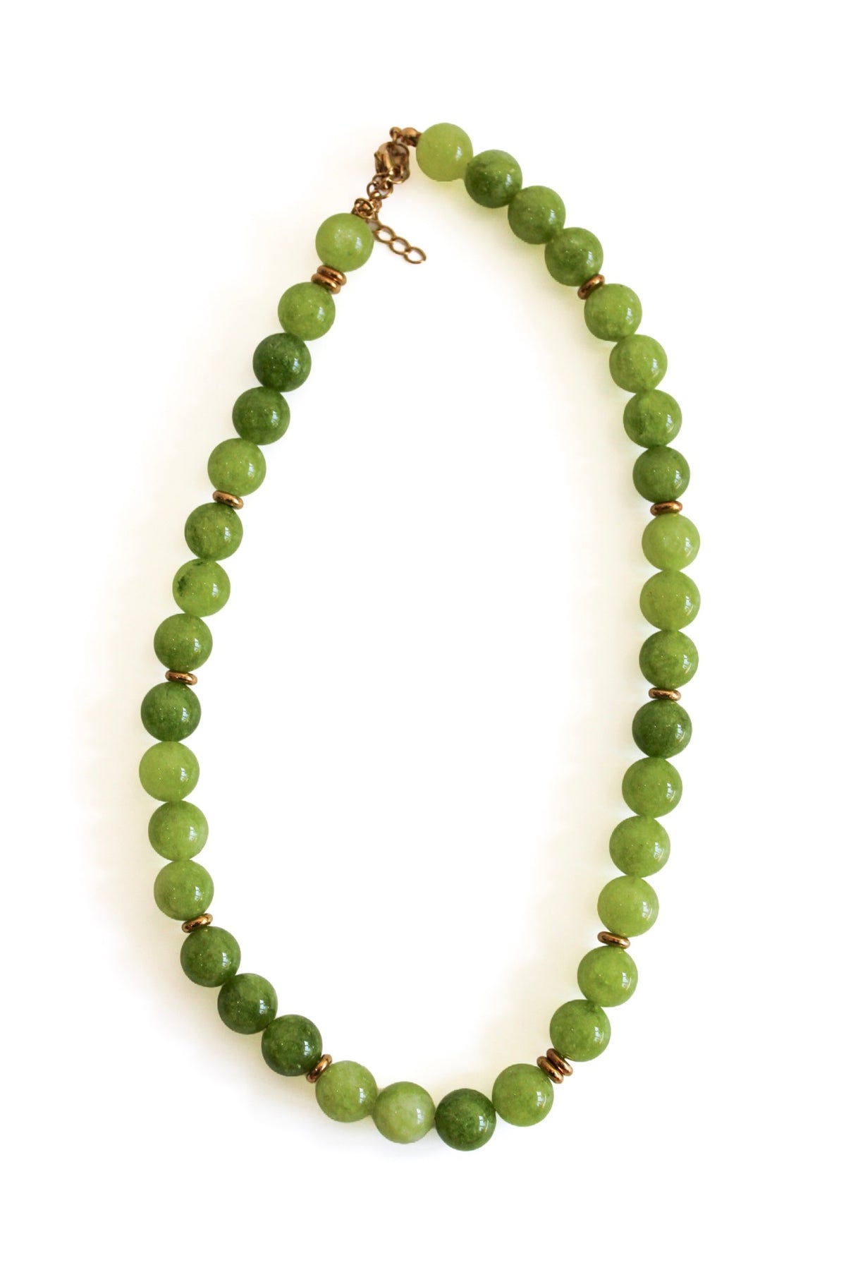 Olive Beaded Necklace