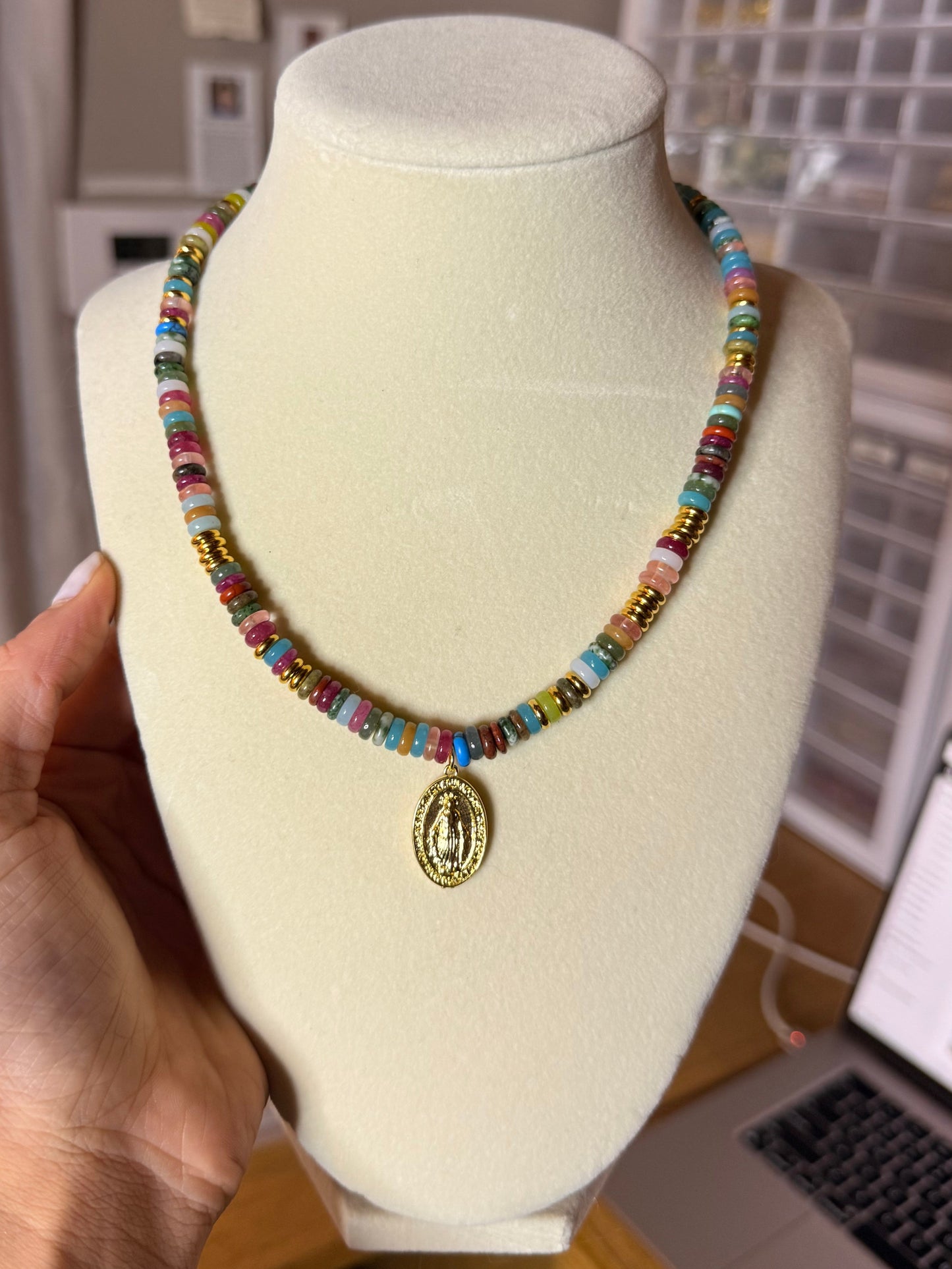 Virgin Mary Candy Necklaces