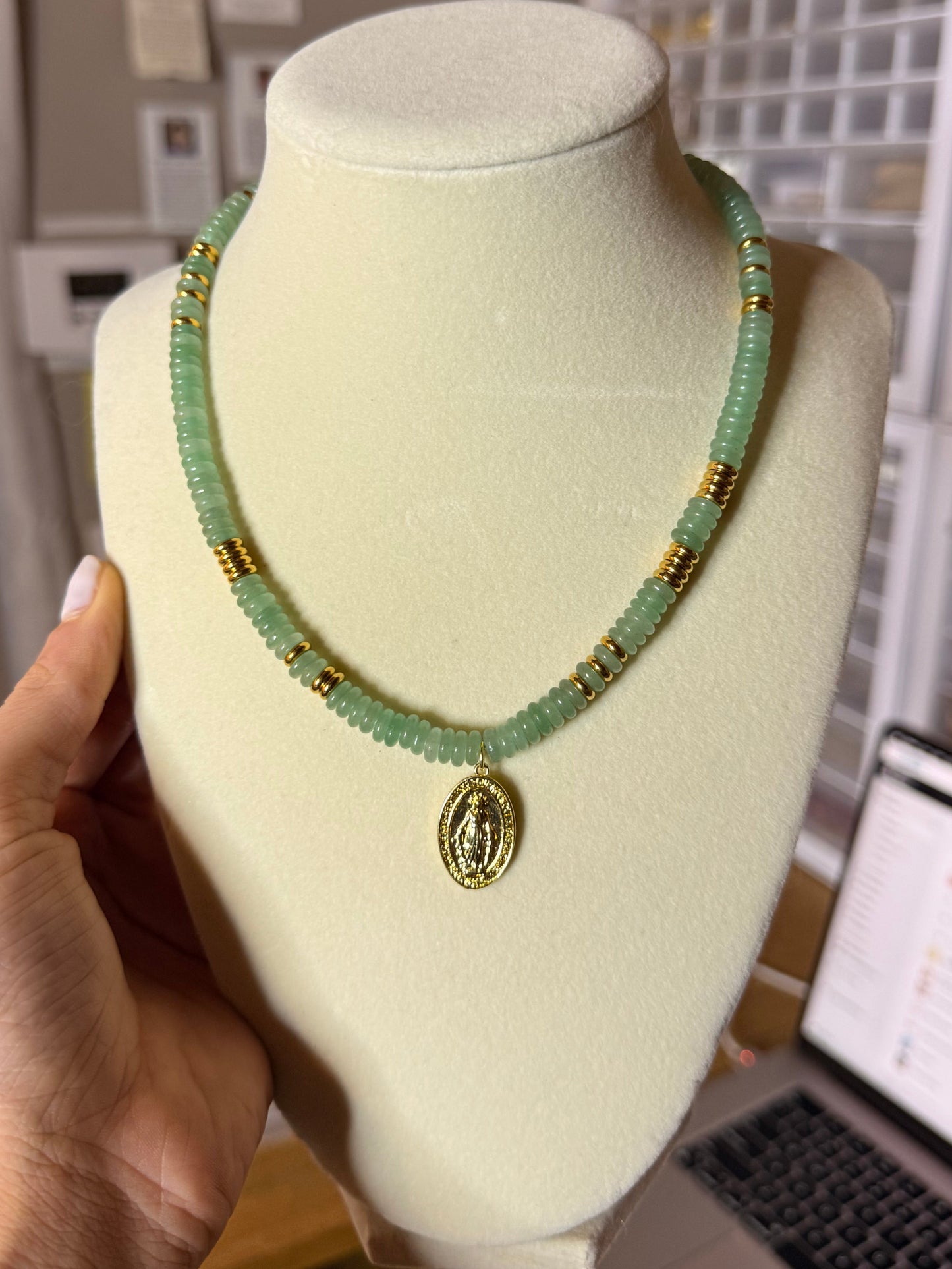 Virgin Mary Candy Necklaces