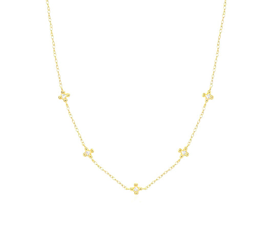 Lindsay Flower Necklace