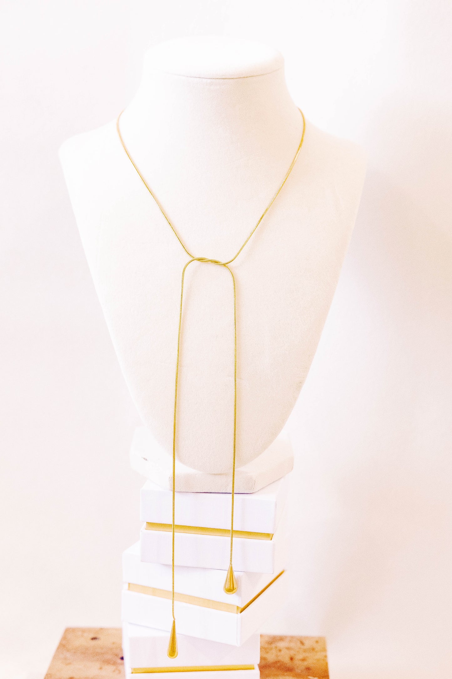 Teardrop Wrap Necklace