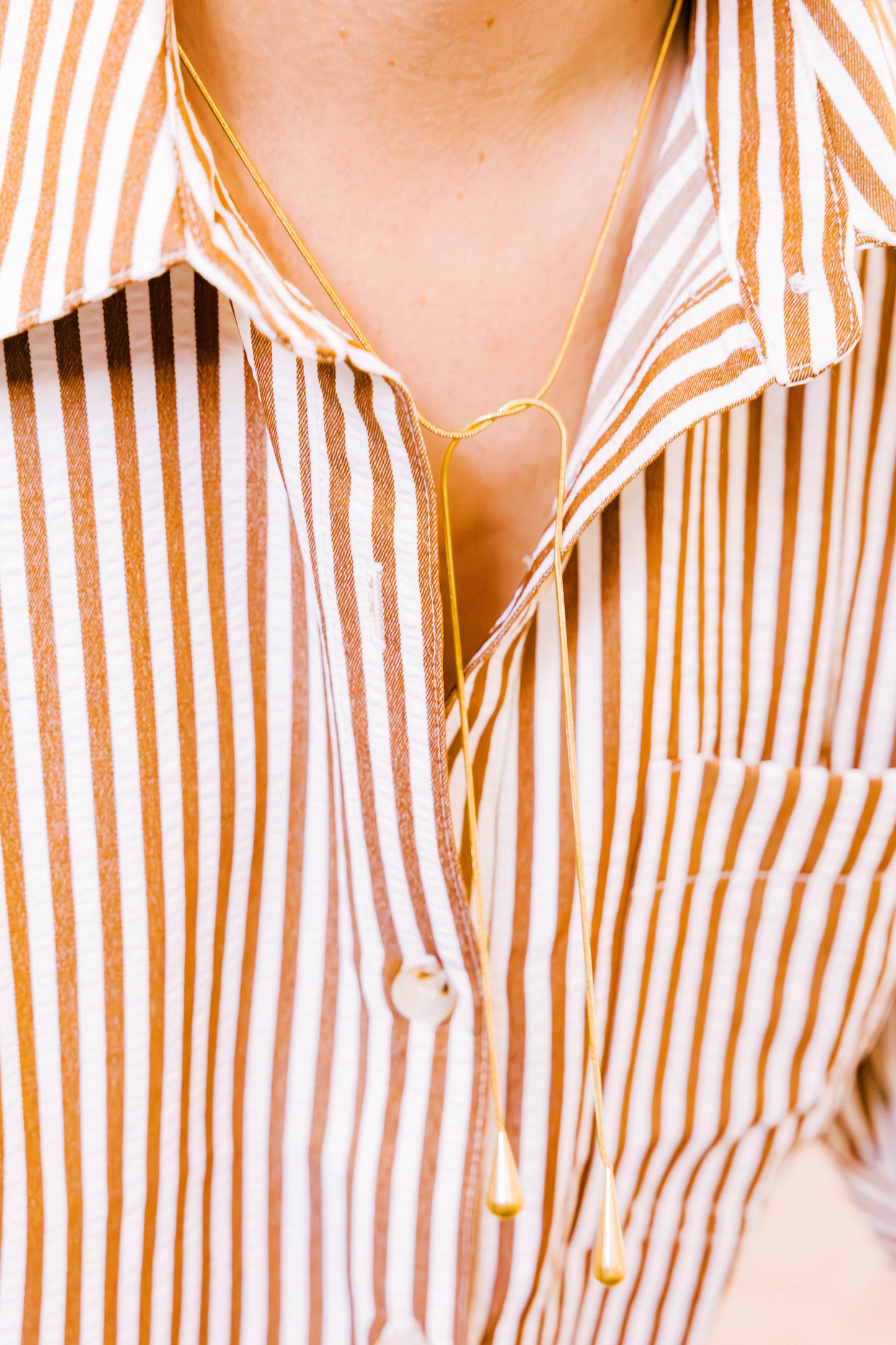 Teardrop Wrap Necklace