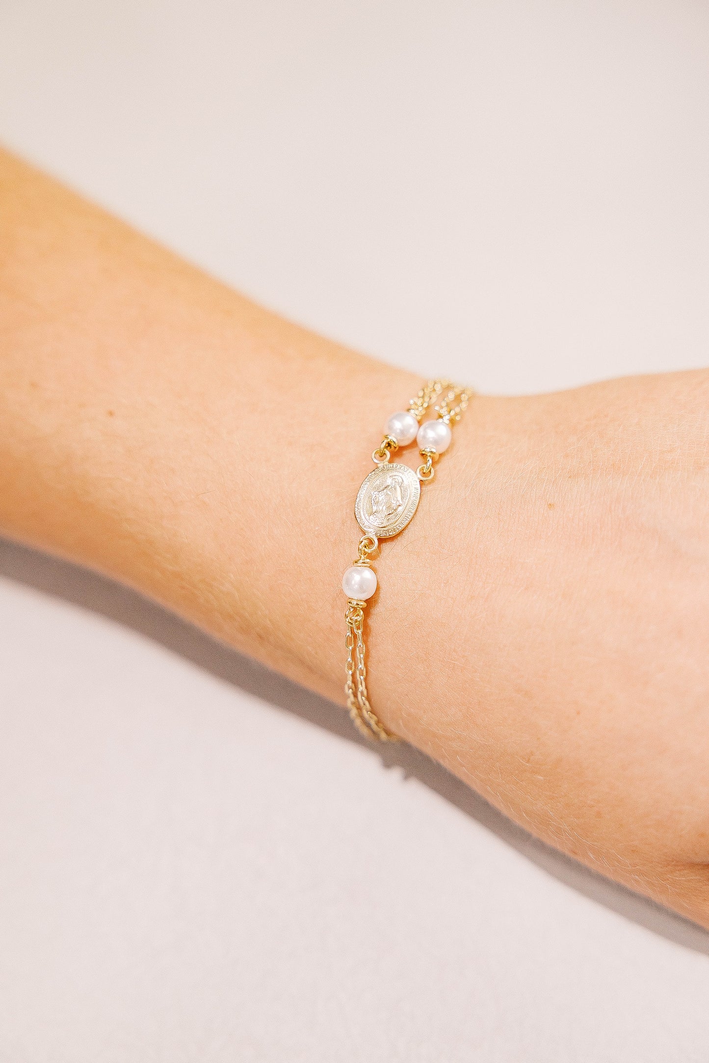 His Grace Rosary Style Bracelet