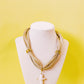 Gold Mesh Necklace