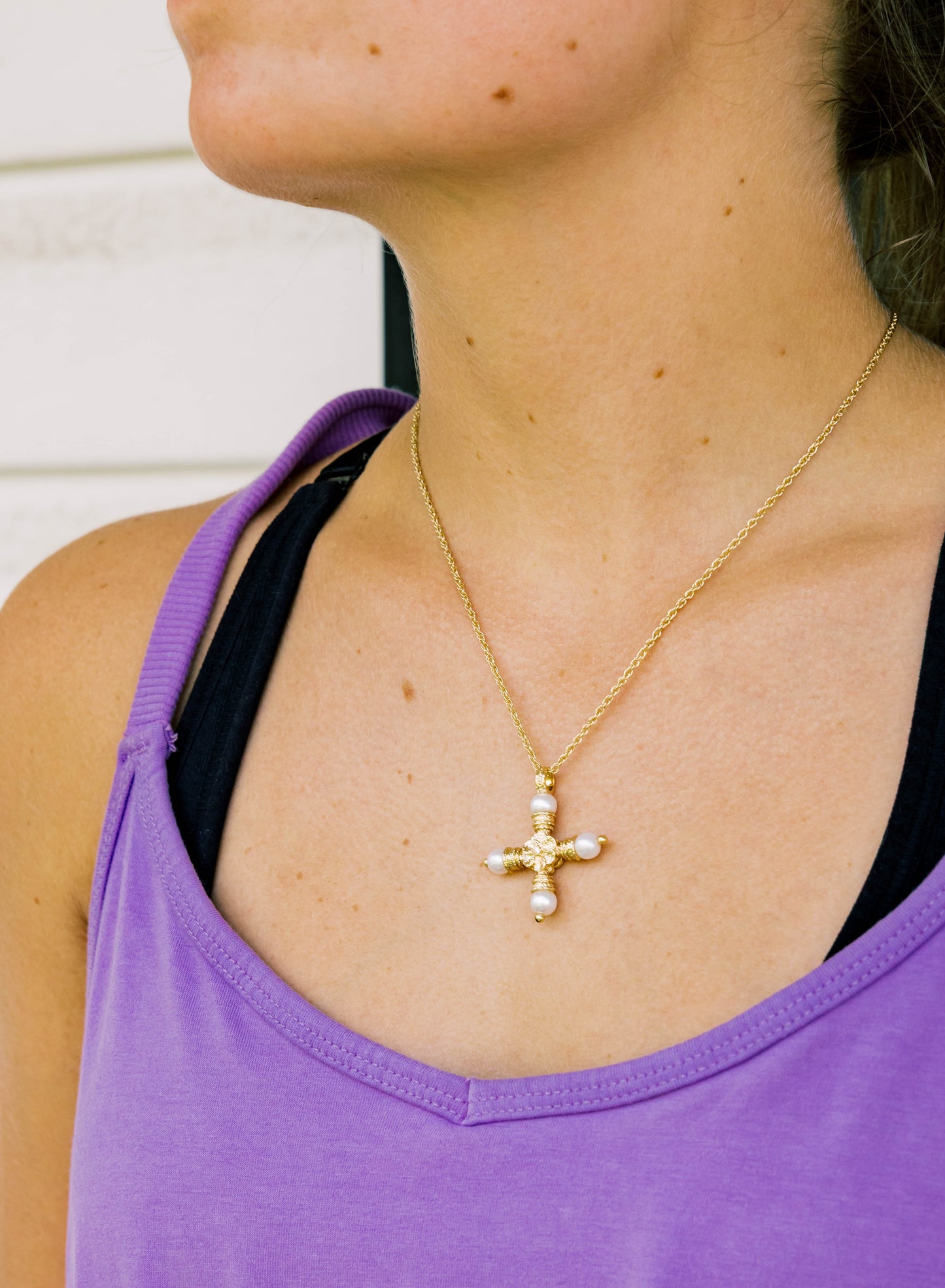 Vintage Cross Necklace